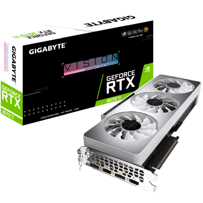 Gigabyte GeForce RTX 3070 Ti VISION OC 8 GB GDDR6X, 2xHDMI/2xDP, RGB Fusion 2.0