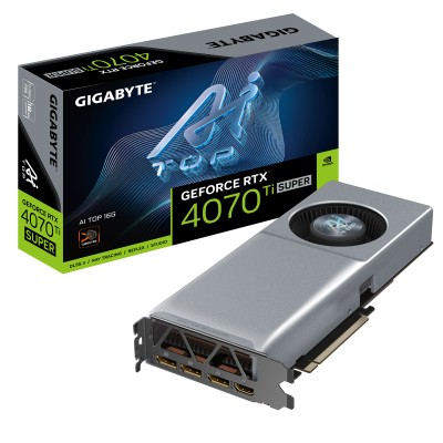 Gigabyte GeForce RTX 4070 Ti SUPER AI TOP 16 GB GDDR6X, HDMI/3xDP