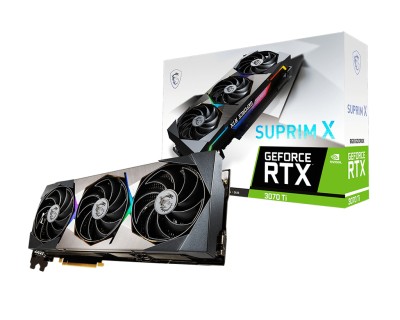 MSI GeForce RTX 3070 Ti SUPRIM X 8 GB GDDR6X, HDMI/3xDP, RGB Mystic Light