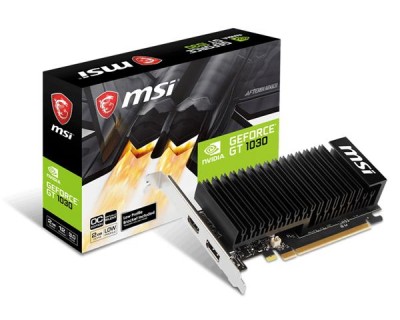 MSI GeForce GT 1030 2 GB GDDR4, HDMI/DP, fläktlöst, inkl. Low Profile-plåt#1