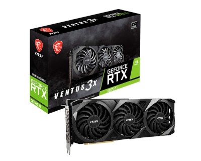 MSI GeForce RTX 3070 Ti VENTUS 3X OC (LHR) 8 GB GDDR6X, HDMI/3xDP