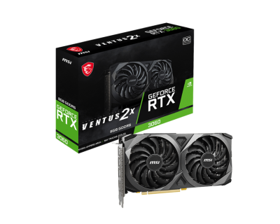 MSI GeForce RTX 3060 Ventus 2X OC 8 GB GDDR6, HDMI/3xDP