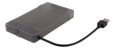 Externt kabinett 2.5" SATA till USB 3.1, Deltaco - Svart#1