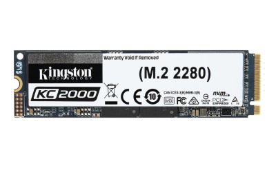 500 GB Kingston KC2000 SSD, 3D TLC, M.2 2280 NVMe