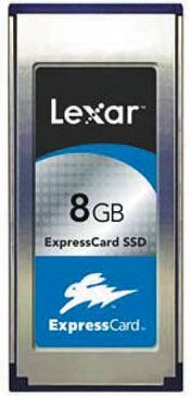 8 GB Lexar ExpressCard SSD