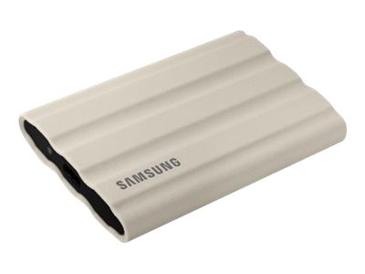 1 TB Samsung Portable SSD T7 Shield, USB-C 3.2 Gen.2, IP65 - Beige
