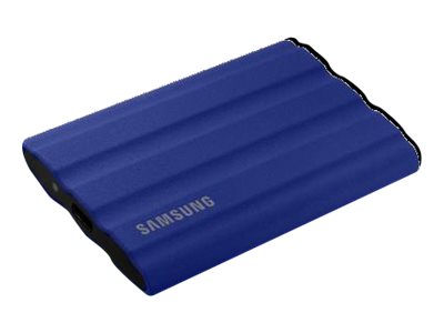 1 TB Samsung Portable SSD T7 Shield, USB-C 3.2 Gen.2, IP65 - Blå