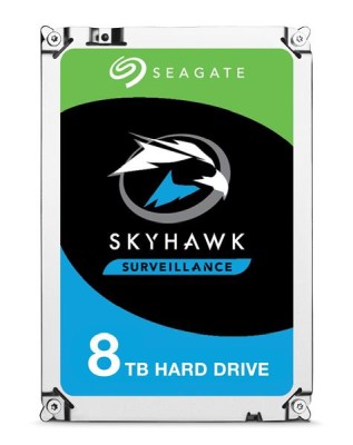 8 TB Seagate Skyhawk, 7200 rpm, 256 MB cache, SATA3, Surveillance