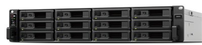 Synology SA3410, 12-bay NAS, Intel Xeon 8-Core 2,1GHz CPU, 16 GB RAM, 2x10GbE, rackmonterbar 2U