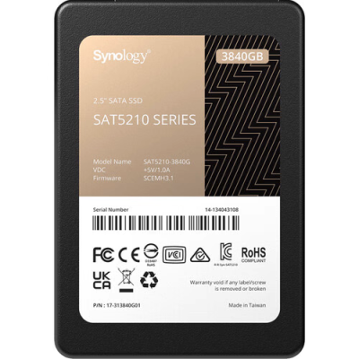 3,84 TB Synology SAT5210 NAS SSD, SATA3