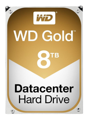 8 TB WD Gold Enterprise, 7200 rpm, 256MB cache, SATA3