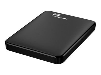 2 TB WD Elements Portable, 2.5", USB 3.2 - Svart