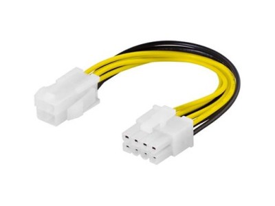 Adapterkabel 4-pin ATX12V till 8-pin EPS12