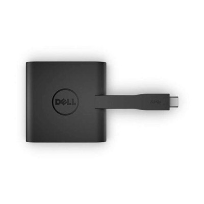 Multi-adapter Dell DA200, USB-C till HDMI/VGA/Ethernet/USB 3.0