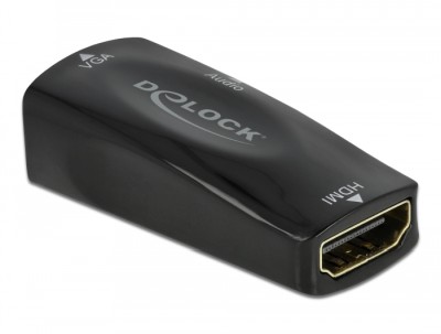 DeLOCK Adapter HDMI-A hona till VGA hona 1080p med ljud#2