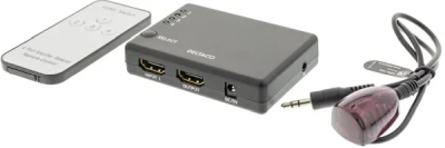 HDMI-switch 4 ingångar till 1 utgång Fjärrr.#1