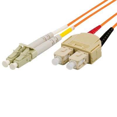 Fiberkablage LC - SC, duplex, multimode, 50/125, 5m