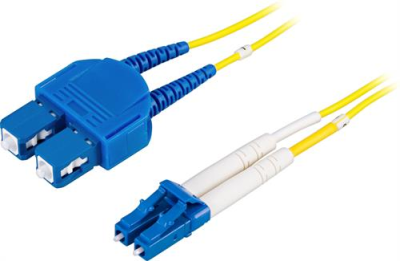 DELTACO Fiberkablage LC - SC, duplex, singlemode OS2, 5m