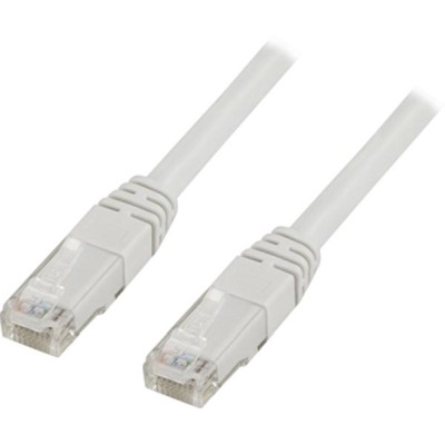Nätverkskabel oskärmad Cat.6, RJ45, 3 meter - Grå