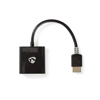 HDMI - VGA-kabel | HDMI™-kontaktdon - VGA, hona + 3.5 mm-utgång | 0.2 m | Antracit