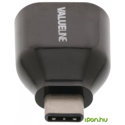 USB 3.0 Adapter USB-C Hane - USB A hona Svart#2