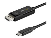 STARTECH.COM 6.6 ft. 2m USB-C to DisplayPort 1.4 Cable - Bi-Directional