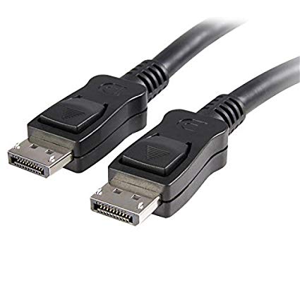 DisplayPort 1.2-kabel, 4K/3D, 1,8 meter - Svart