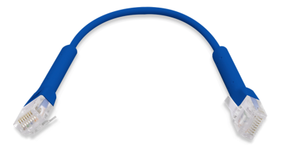 Nätverkskabel, Ubiquiti Patch Cable, böjbar, Cat6, 0,22 meter - Blå#2