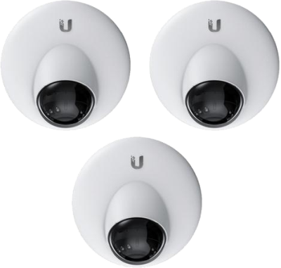 Ubiquiti Networks UniFi G3 Dome, 1080/30p, IR dag/natt, mikrofon, PoE, injektor ej inkluderad, 3-pack