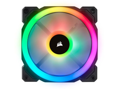 Corsair LL120 RGB 120mm fläkt 120 x 120 x 25 mm, 1500 RPM, 43.25cfm, 24.8dBa, 4-pin#1