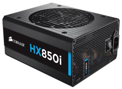 Corsair HX850i 850W, ATX v2.4, 140 mm fläkt, 80PLUS Platinum, löstagbara kablar