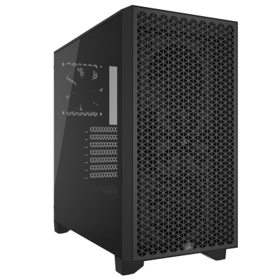 Corsair 3000D Airflow Mid-Tower Case Black, Tempered Glass, ATX - Svart#1