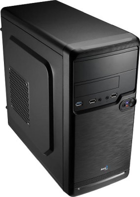 Aerocool Mini QS-182, MicroATX - Svart