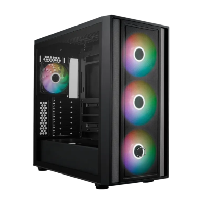 Cooler Master MasterBox 600, ARGB, ATX - Svart#1