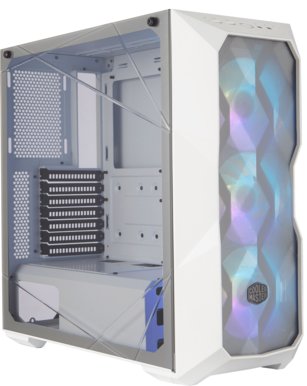 Cooler Master MasterBox TD500 Mesh, ATX, aRGB m. kontroller - Vit