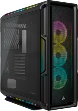 Corsair iCUE 5000T, ATX, TG, RGB - Svart