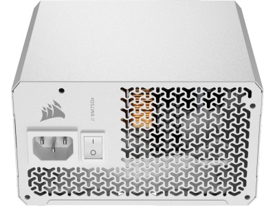 Corsair RM850e (2025) 750W, PCIe 5.1, ATX 3.1, 120 mm fläkt, 80PLUS Gold, semipassivt, löstagbara kablar - Vit#3