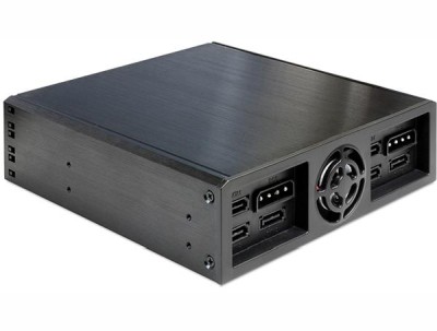 DeLOCK Hårddiskkassett för 6xSATA/SSD, 1x5,25"-plats,  svart#2