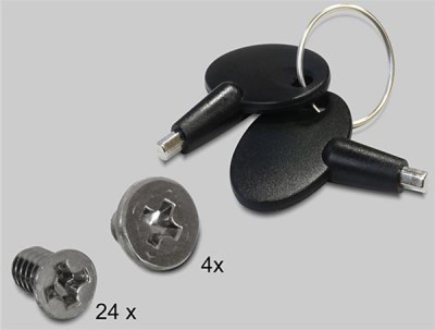 DeLOCK Hårddiskkassett för 6xSATA/SSD, 1x5,25"-plats,  svart#6