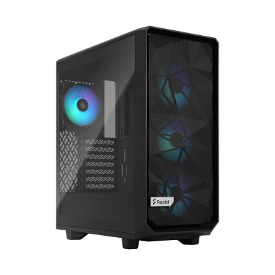 Fractal Design Meshify 2 Compact Lite RGB, Tempered Glass - Svart