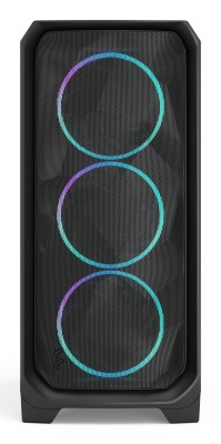 Fractal Design Meshify 3 Black RGB TG Light Tint, ATX - Svart#3