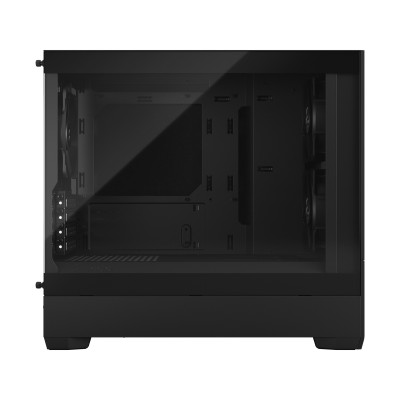 Fractal Design Pop Mini Silent Tempered Glass Clear Tint, MicroATX - Svart#6