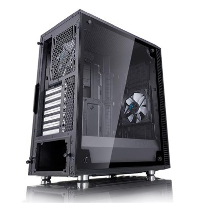 Fractal Design Define C Tempered Glass, ATX, fönster - Svart#2