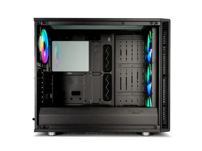 Fractal Design Define S2 Vision RGB, ATX, 4x140mm LED-fläktar, Tempered Glass - Svart#2