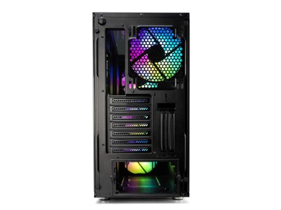 Fractal Design Define S2 Vision RGB, ATX, 4x140mm LED-fläktar, Tempered Glass - Svart#5
