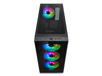 Fractal Design Define S2 Vision RGB, ATX, 4x140mm LED-fläktar, Tempered Glass - Svart#6