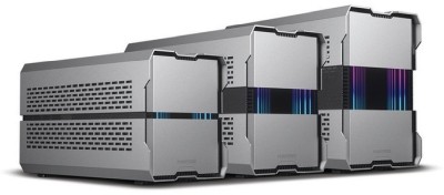 Phanteks Evolv Shift XT, Expandable iTX Case, DRGB - Galaxy Silver