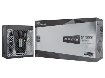 Seasonic Prime TX 1000W, ATX, 135 mm fläkt, 80PLUS Titanium, semipassivt, löstagbara kablar#1