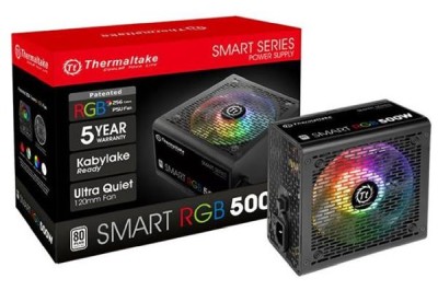 Thermaltake Smart RGB 500W, 140 mm fläkt, 80PLUS White#2