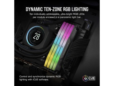 64 GB (2x32GB) DDR5-6000 Corsair Vengeance CL30, AMD EXPO - Svart#4